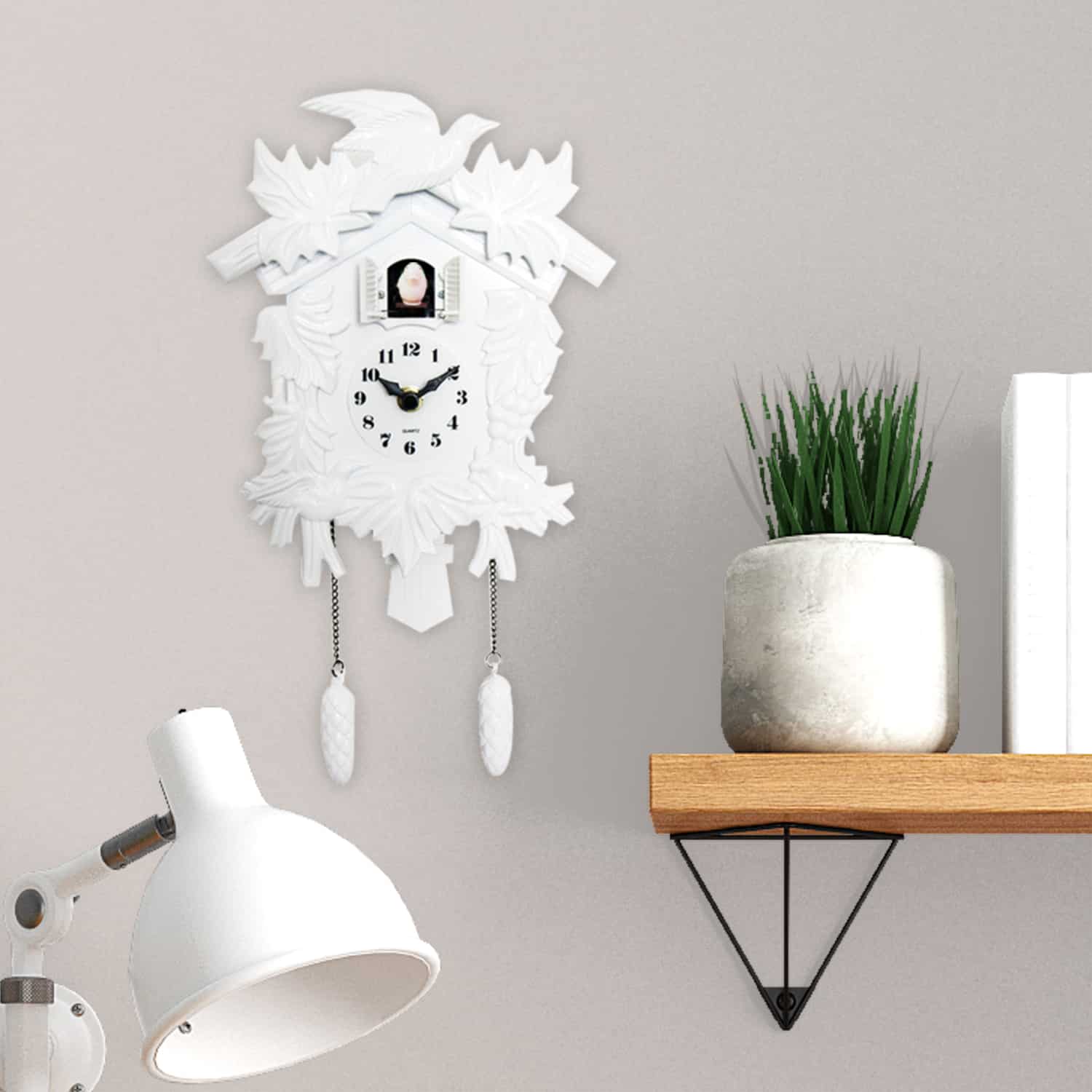 Cuckoo Clock White Walplus